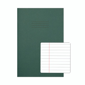Rhino Exercise Book 8mm Ruled 80P A4 Dark Green (Pack of 50) VC48432 Rhino Exercise Book 8mm Ruled 80P A4 Dark Green (Pack of 50) VC48432