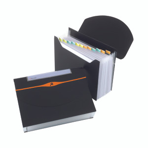 Rexel Optima Expander 13 Part Black 2102483