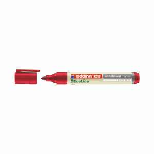 Edding 28 Ecoline Drywipe Markers (Pack of 10) Red 4-28002 Edding 28 Ecoline Drywipe Markers (Pack of 10) Red 4-28002