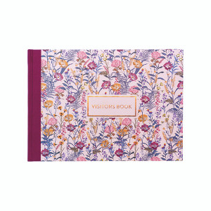 Pukka Pad Bloom Visitors Book Cream 9688-BLM Pukka Pad Bloom Visitors Book Cream 9688-BLM
