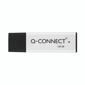 Q-Connect Black/Silver USB 3.0 High Performance 128GB Flash Drive KF11509 Q-Connect Black/Silver USB 3.0 High Performance 128GB Flash Drive KF11509