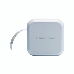 Brother P-touch Cube Plus Label Printer with Bluetooth White PT-P710BTHZ1
