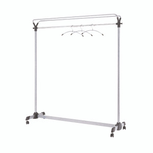 Alba Garment Coat Rack with Brakes Metal 1530x540x1715mm PMGROUP3 Alba Garment Coat Rack with Brakes Metal 1530x540x1715mm PMGROUP3