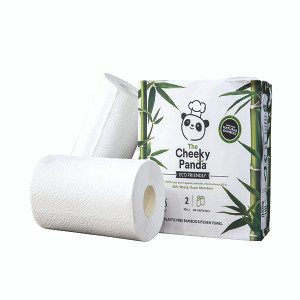 Cheeky Panda Kitchen Roll Plastic Free Bamboo (Pack of 10) PFKITCHRL10 Cheeky Panda Kitchen Roll Plastic Free Bamboo (Pack of 10) PFKITCHRL10