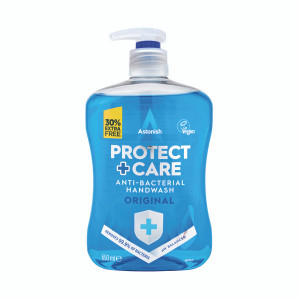 Astonish Clean Protect Antibac Handwash 650ml (Pack of 12) AST21177 Astonish Clean Protect Antibac Handwash 650ml (Pack of 12) AST21177