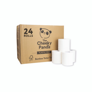 Cheeky Panda 3-Ply Toilet Tissue 200 sheets (Pack of 24) PFTOILT24 Cheeky Panda 3-Ply Toilet Tissue 200 sheets (Pack of 24) PFTOILT24