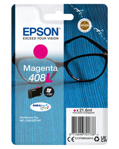 Epson C13T09K34010 408L Magenta Ink Cartridge 1.7K pages 22ml Epson C13T09K34010 408L Magenta Ink Cartridge 1.7K pages 22ml