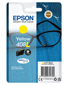 Epson C13T09K44010 408L Yellow Ink Cartridge 1.7K pages 22ml Epson C13T09K44010 408L Yellow Ink Cartridge 1.7K pages 22ml