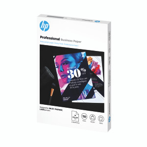 HP Professional Business Paper Glossy 180gsm A4 150 Sheets 3VK91A HP Professional Business Paper Glossy 180gsm A4 150 Sheets 3VK91A