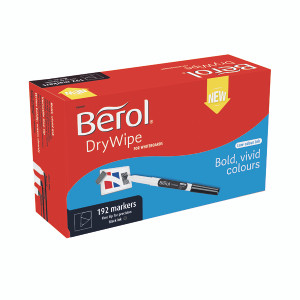 Berol Drywipe Pen Fine Black (Pack of 192) 1984905 Berol Drywipe Pen Fine Black (Pack of 192) 1984905