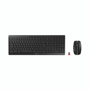 Cherry Stream Desktop Recharge USB Wireless Keyboard and Mouse Set UK Black JD-8560GB-2 Cherry Stream Desktop Recharge USB Wireless Keyboard and Mouse Set UK Black JD-8560GB-2