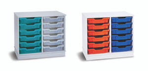 Monarch Premium 12 Shallow Tray Storage Unit complete with Gratnells Trays W704 x D475 x H617mm Monarch Premium 12 Shallow Tray Storage Unit complete with Gratnells Trays W704 x D475 x H617mm