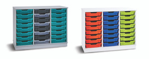 Monarch Premium 24 Shallow Tray Storage Unit complete with Gratnells Trays Monarch Premium 24 Shallow Tray Storage Unit complete with Gratnells Trays