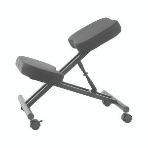 Jemini Kneeling Chair Black 800x200x480mm KF78705 Jemini Kneeling Chair Black 800x200x480mm KF78705