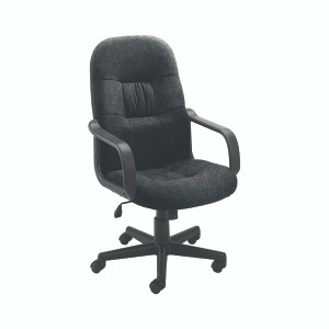 Jemini Ouse High Back Executive Chair 610x725x320mm Charcoal KF50178 Jemini Ouse High Back Executive Chair 610x725x320mm Charcoal KF50178