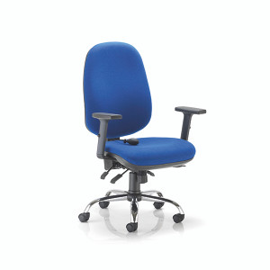 Arista Aire High Back Ergonomic Chair 675x580x1035-1230mm Blue KF90571 Arista Aire High Back Ergonomic Chair 675x580x1035-1230mm Blue KF90571