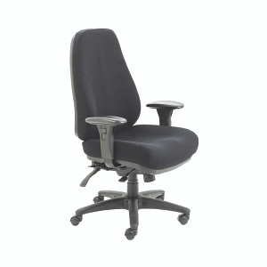 Avior Lucania High Back Task Chair 640x655x1055-1140mm Black KF74020 Avior Lucania High Back Task Chair 640x655x1055-1140mm Black KF74020