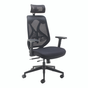 Jemini Stealth Operator Chair with Height Adjustable Arms Black KF80386 Jemini Stealth Operator Chair with Height Adjustable Arms Black KF80386