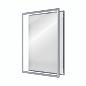 Nobo A3 Poster Frame Anodised Clip Wall Mountable Silver 1915577 Nobo A3 Poster Frame Anodised Clip Wall Mountable Silver 1915577