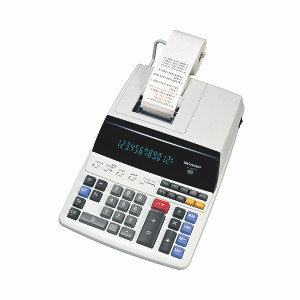 Sharp 12 Digit Digitron Display 2 Colour Printing Calculator EL-2607V Sharp 12 Digit Digitron Display 2 Colour Printing Calculator EL-2607V