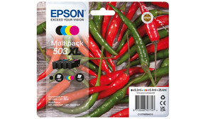 Epson C13T09R94010 503XL 503 Ink Cartridge Multipack BkCMY 550 pages + 3x165 pages Epson C13T09R94010 503XL 503 Ink Cartridge Multipack BkCMY 550 pages + 3x165 pages