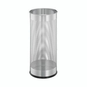 Durable Metal Umbrella Stand 28.5 Litre Round Silver 335023 Durable Metal Umbrella Stand 28.5 Litre Round Silver 335023