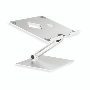 Durable Universal Adjustable Laptop Riser Stand Silver 505023 Durable Universal Adjustable Laptop Riser Stand Silver 505023