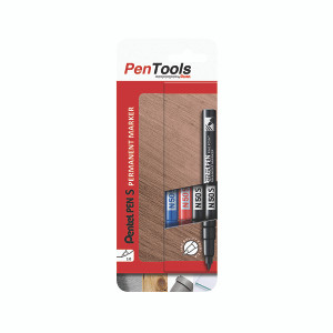 Pentel N50S Permanent Marker Bullet Assorted (Pack of 4) N50S-PRO4ABCEU