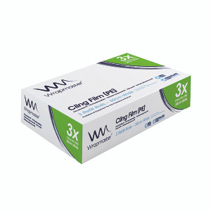 Wrapmaster Cling Film Roll Refill PE 300mmx300m (Pack of 3) 18C67 Wrapmaster Cling Film Roll Refill PE 300mmx300m (Pack of 3) 18C67