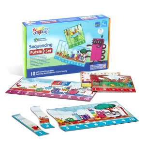 HM95403-UK Learning Resources Numberblocks Sequencing Puzzle HM95403-UK Learning Resources Numberblocks Sequencing Puzzle