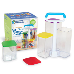 LER3712 Learning Resources Create-A-Space See-Thru Storage Caddy LER3712 Learning Resources Create-A-Space See-Thru Storage Caddy