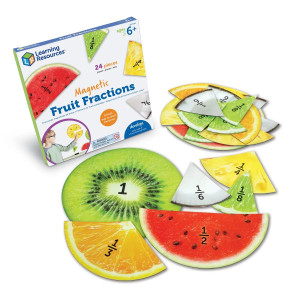 LER5068 Learning Resources Magnetic Fruit Fractions LER5068 Learning Resources Magnetic Fruit Fractions