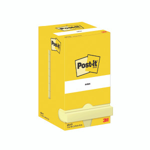 Post-it Notes 76x76mm 100 Sheets Canary Yellow (Pack of 12) 654-CY Post-it Notes 76x76mm 100 Sheets Canary Yellow (Pack of 12) 654-CY
