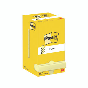 Post-it Z-Notes 76x76mm 100 Sheets Canary Yellow (Pack of 12) R330-CY Post-it Z-Notes 76x76mm 100 Sheets Canary Yellow (Pack of 12) R330-CY