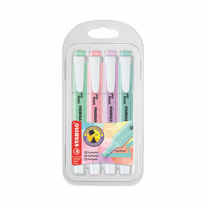 Stabilo Swing Cool Highlighter Pastel Assorted Pack of 4 2754-08