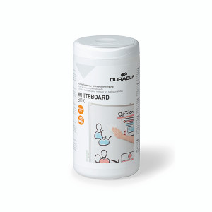 Durable Whiteboard Box Whiteboard Cleaning Wipes Alcohol Free Bio-degradable (Pack of 100) 575902 Durable Whiteboard Box Whiteboard Cleaning Wipes Alcohol Free Bio-degradable (Pack of 100) 575902