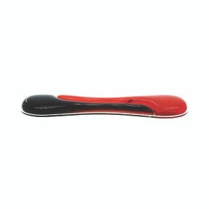 Kensington Duo Gel Keyboard Wrist Rest 240x182x25mm Black/Red 62398 Kensington Duo Gel Keyboard Wrist Rest 240x182x25mm Black/Red 62398