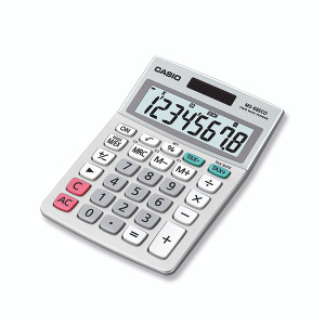 Casio MS-88ECO 8 Digit Desk Calculator Grey MS-88ECO-W Casio MS-88ECO 8 Digit Desk Calculator Grey MS-88ECO-W