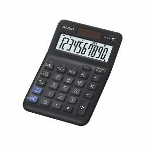 Casio MS-10F 10 Digit Desk Calculator Black MS-10F-WA Casio MS-10F 10 Digit Desk Calculator Black MS-10F-WA