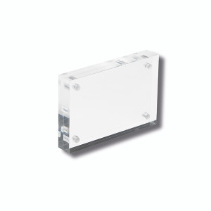 Deflecto Magnetic Block Desktop Business Card Holder Acrylic 15mm MCHBC11 Deflecto Magnetic Block Desktop Business Card Holder Acrylic 15mm MCHBC11