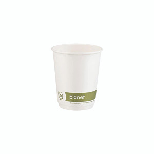 Planet 8oz Double Wall Plastic-Free Cups (Pack of 25) PFHCDW08 Planet 8oz Double Wall Plastic-Free Cups (Pack of 25) PFHCDW08