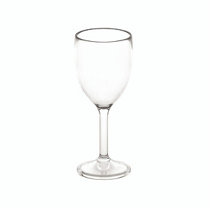 Wine Glass 265ml Polycarbonate Clear (Pack of 6) WG8584 Wine Glass 265ml Polycarbonate Clear (Pack of 6) WG8584