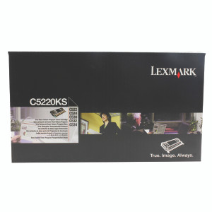 00C5220KS Lexmark C5220KS Black Toner Use Return 00C5220KS Lexmark C5220KS Black Toner Use Return
