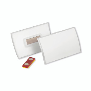 Durable Name Badge CLICK FOLD w/Magnet Place/Hold 54x90 (Pack of 10) 826019 Durable Name Badge CLICK FOLD w/Magnet Place/Hold 54x90 (Pack of 10) 826019