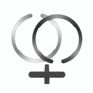 ESR HaloLock Universal Ring Silver/Black (Pack of 2) 2Z515 ESR HaloLock Universal Ring Silver/Black (Pack of 2) 2Z515