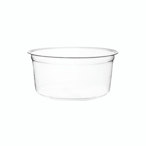 Vegware Deli Container 12oz Round Clear (Pack of 500) CF-DC-12 Vegware Deli Container 12oz Round Clear (Pack of 500) CF-DC-12