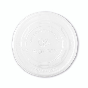 Vegware Soup Container Hot Lid 115-Series Opaque (Pack of 500) VLID115S Vegware Soup Container Hot Lid 115-Series Opaque (Pack of 500) VLID115S