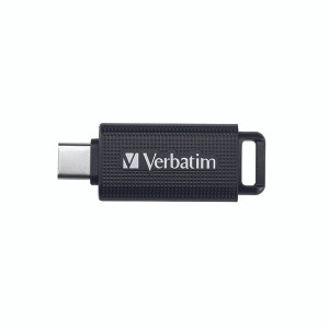 Verbatim Store n Go USB-C 3.2 Gen 1 Flash Drive 64GB ABS Black 49458 Verbatim Store n Go USB-C 3.2 Gen 1 Flash Drive 64GB ABS Black 49458
