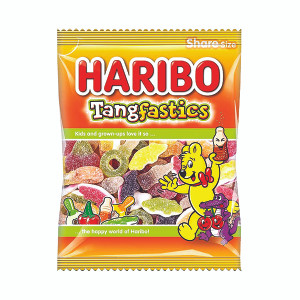 Haribo Tangfastics Sweets Bag 160g (Pack of 12) 145800 Haribo Tangfastics Sweets Bag 160g (Pack of 12) 145800