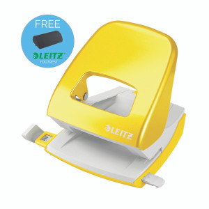 Leitz NeXXt WOW Metal Office Hole Punch 30 sheets Yellow 50081016 Leitz NeXXt WOW Metal Office Hole Punch 30 sheets Yellow 50081016